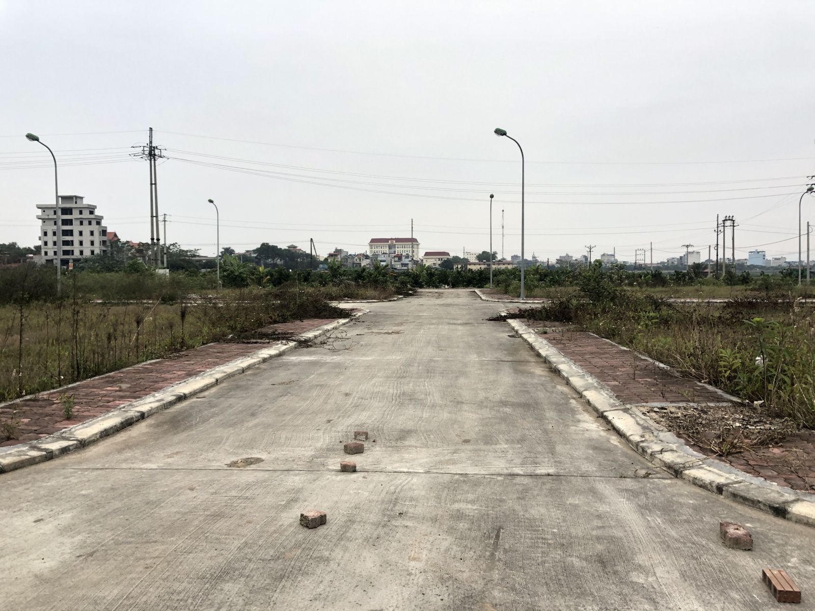 Hạ tầng khu đất đâu giá thôn Lương Xá xã Lưu Bạt huyện Ứng Hòa tp Hà Nội